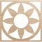 Ekena Millwork Blume Wood Fretwork Pierced Ceiling Medallion, Alder, 34"OD x 11 3/4"ID x 3/8"T CMWP34X34X0375BLAL - alternate 1